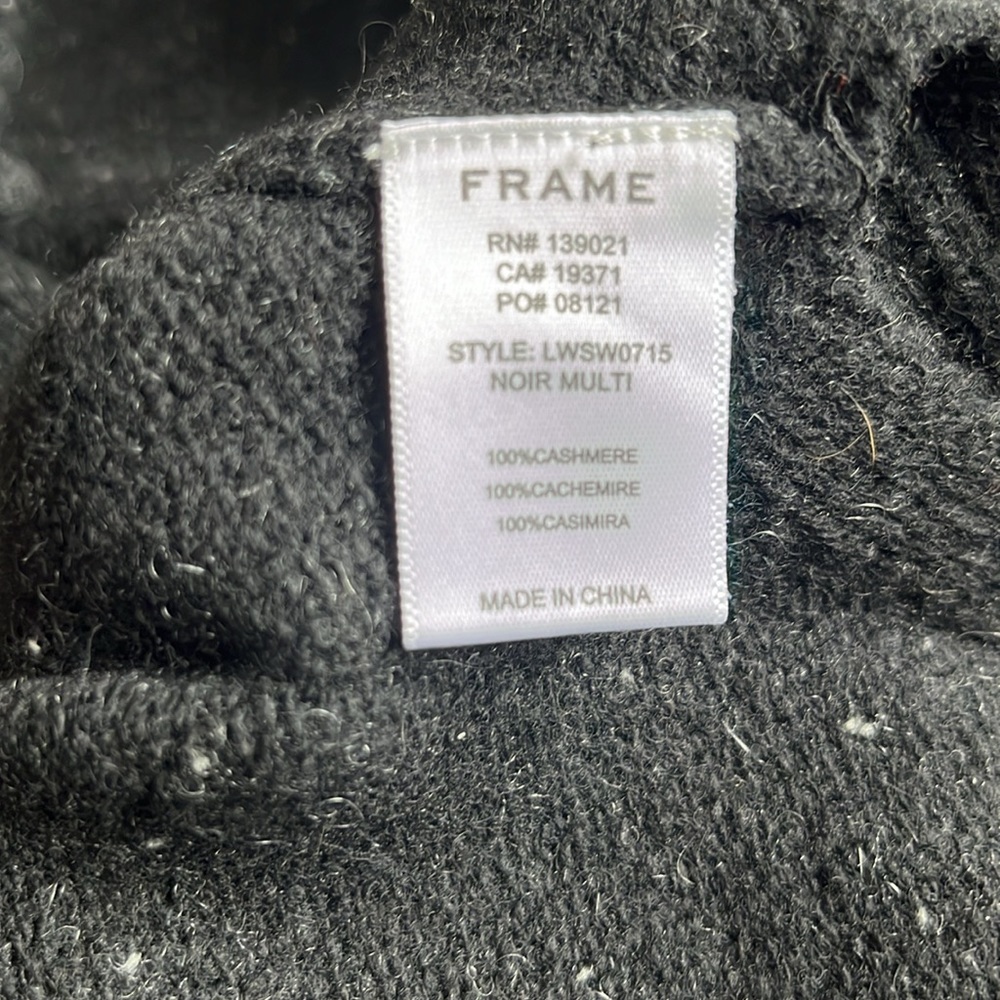 Frame Funnel Neck Swing Cashmere Sweater - Picture 5 of 7